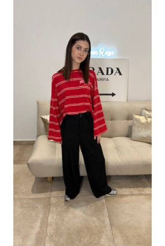 Tee-Shirt ML CASSANDRA Rouge