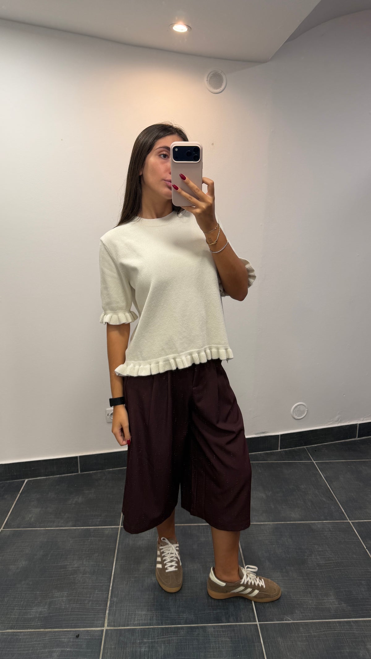 Bermudas Tailleur MOMO Bordeaux