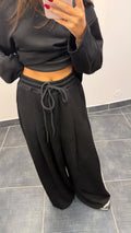Pantalon fluide sport chic NEYMAR Noir