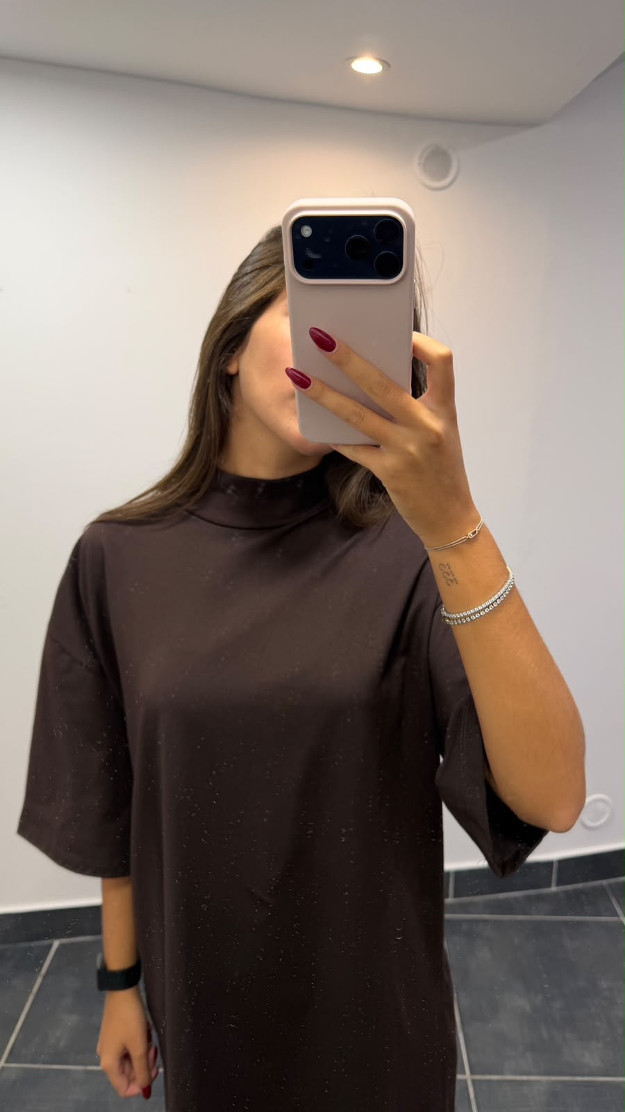 Robe Tee-Shirt COLINE Chocolat