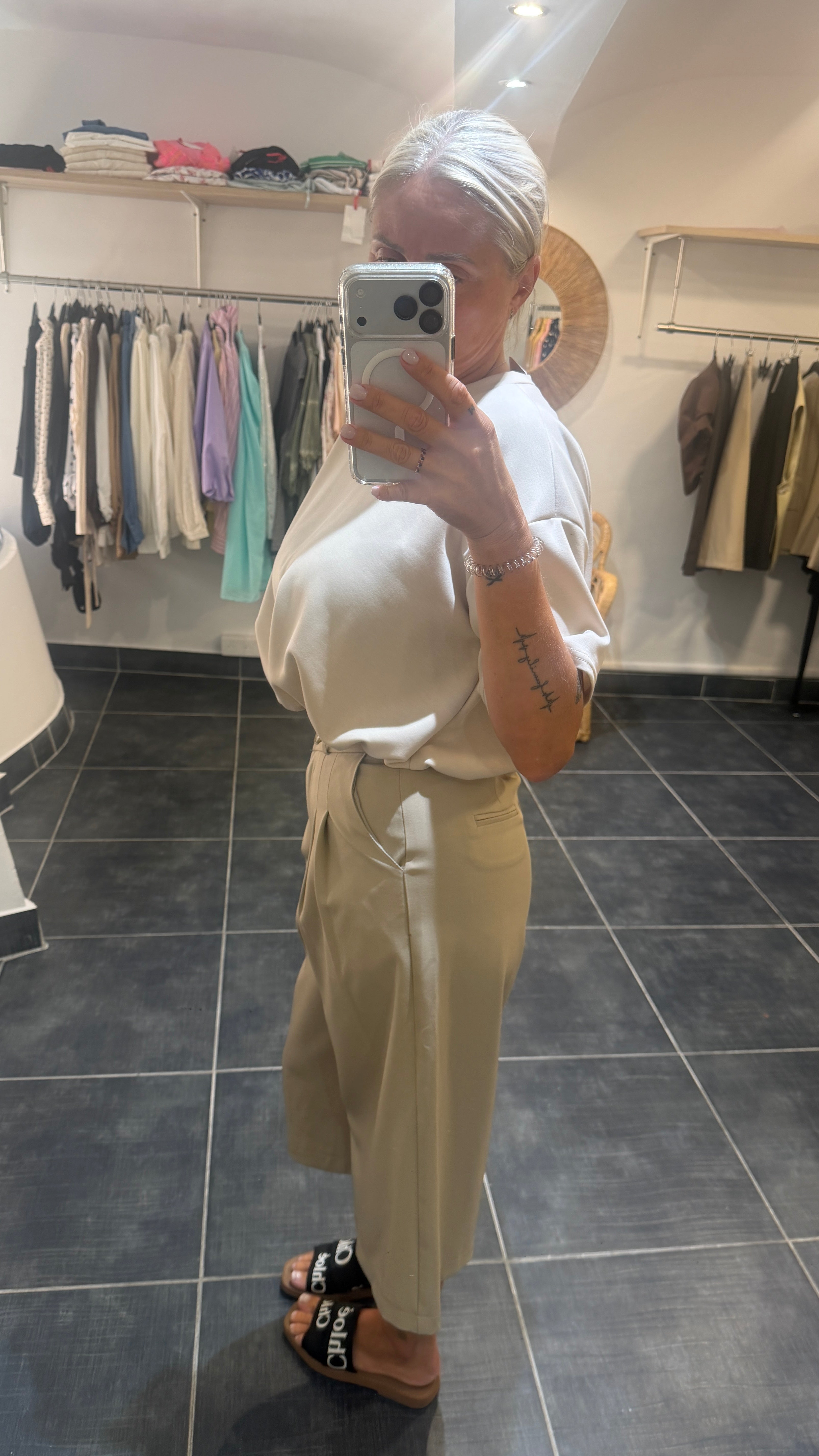 Bermudas Tailleur MOMO Beige
