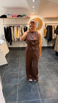 Combi-Pantalon ZAHO chocolat