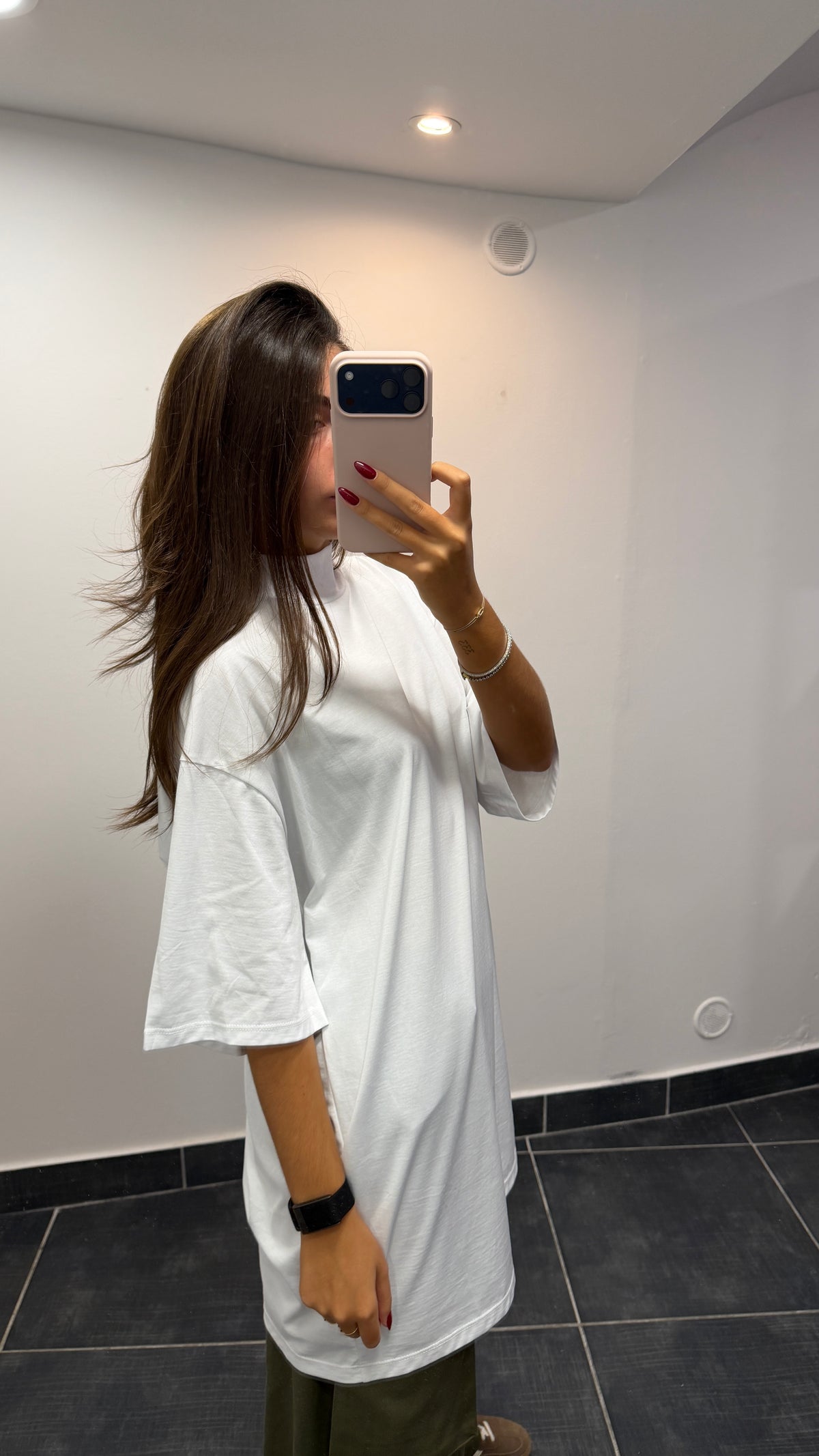 Robe Tee-Shirt COLINE Blanc