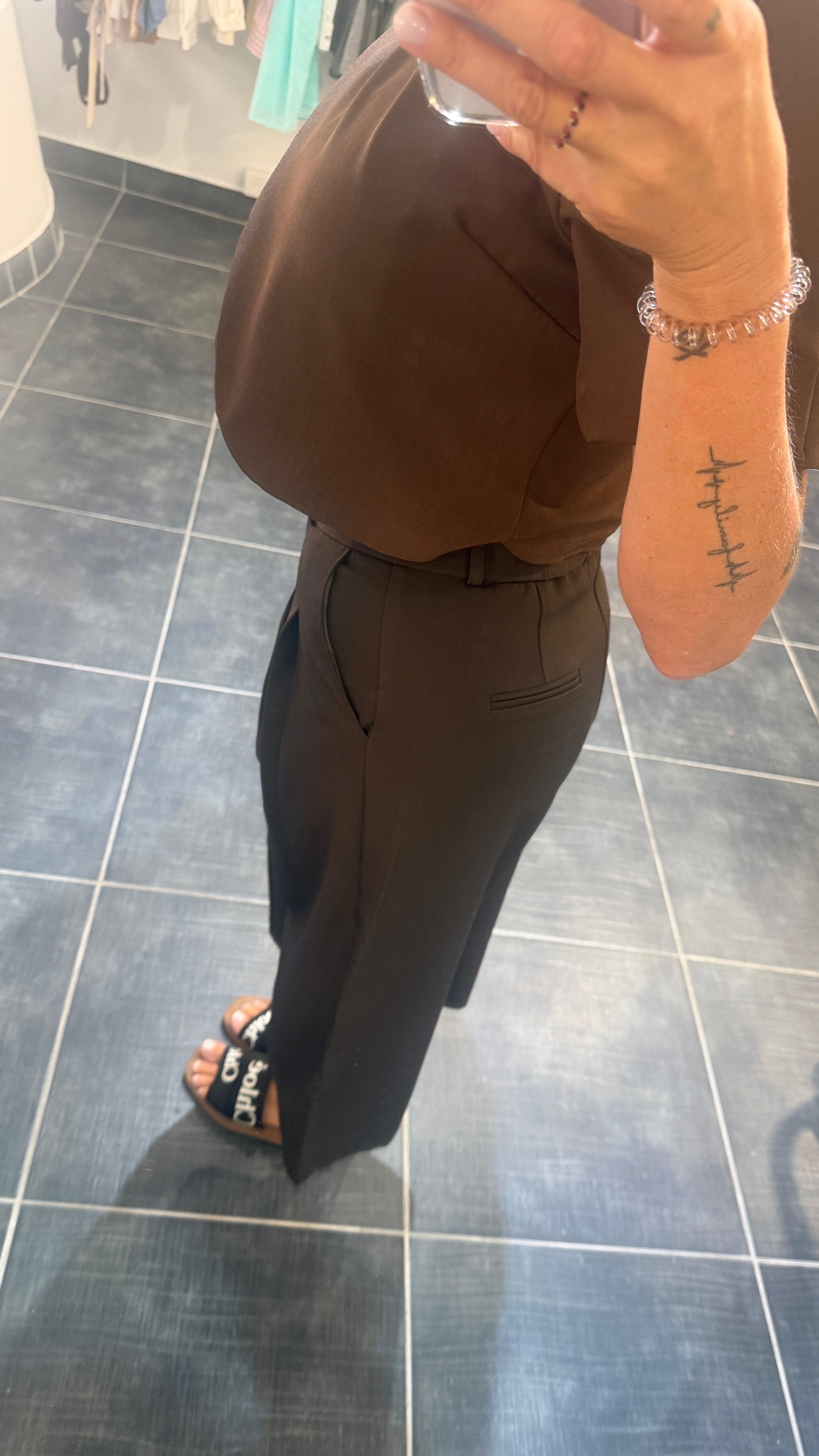 Bermudas Tailleur MOMO Chocolat