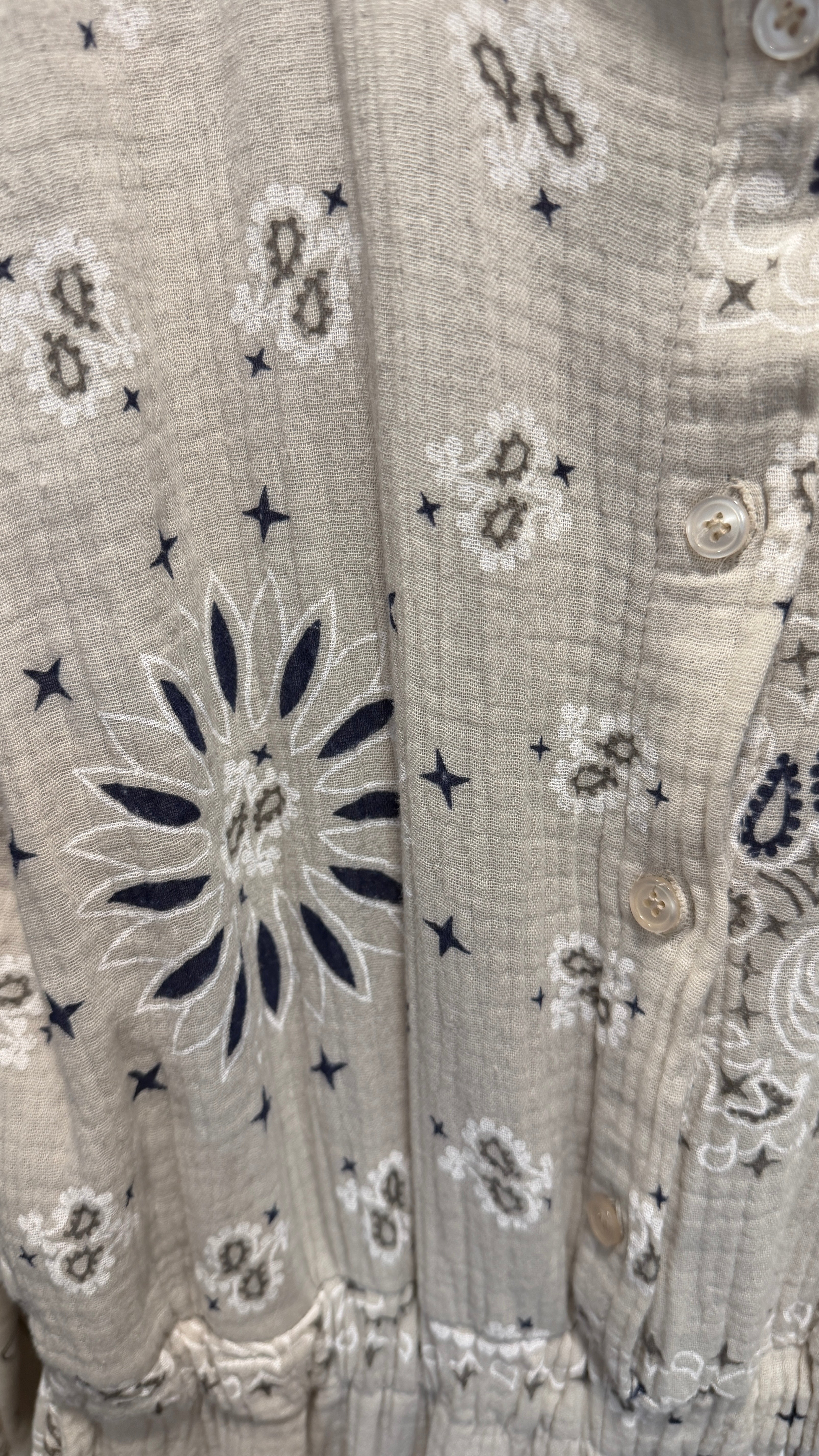 Combinaison motifs Bandanas ALIZÉE Beige