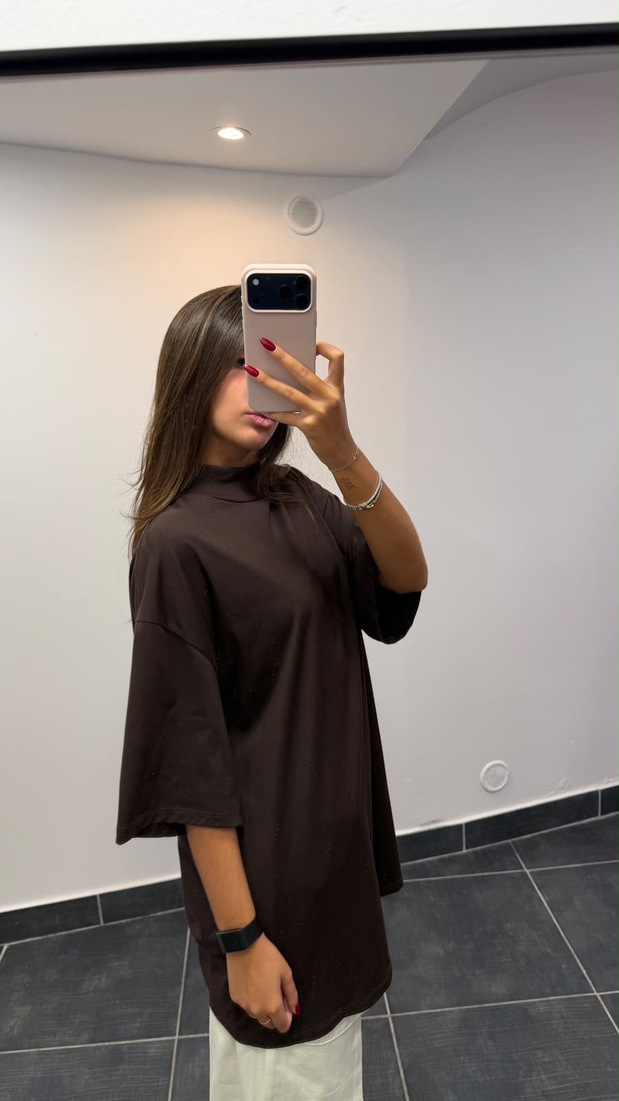 Robe Tee-Shirt COLINE Chocolat