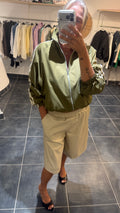 Bermuda en simili cuir TIZIANO Beige