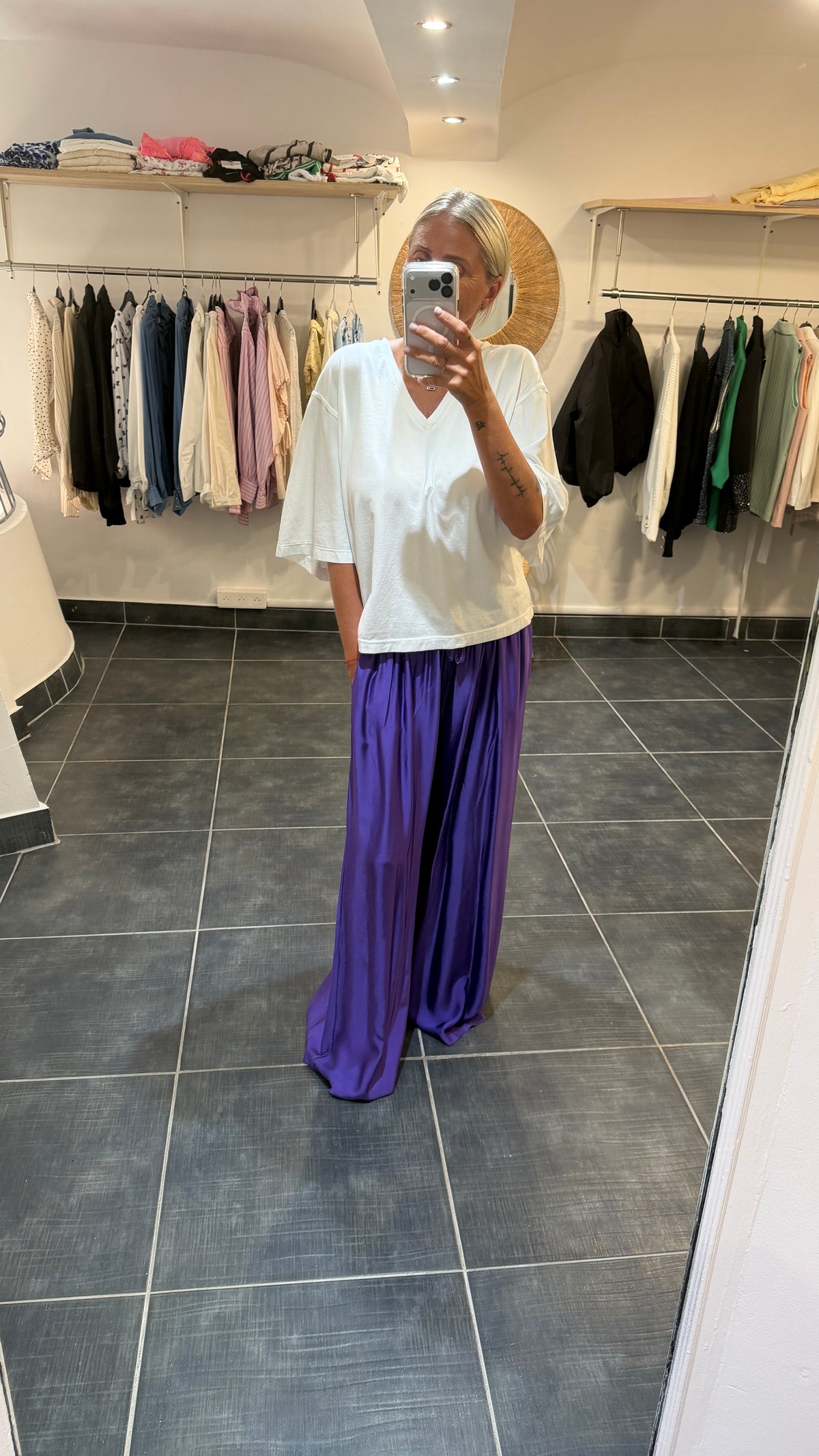Pantalon ample et fluide OLAF Violet