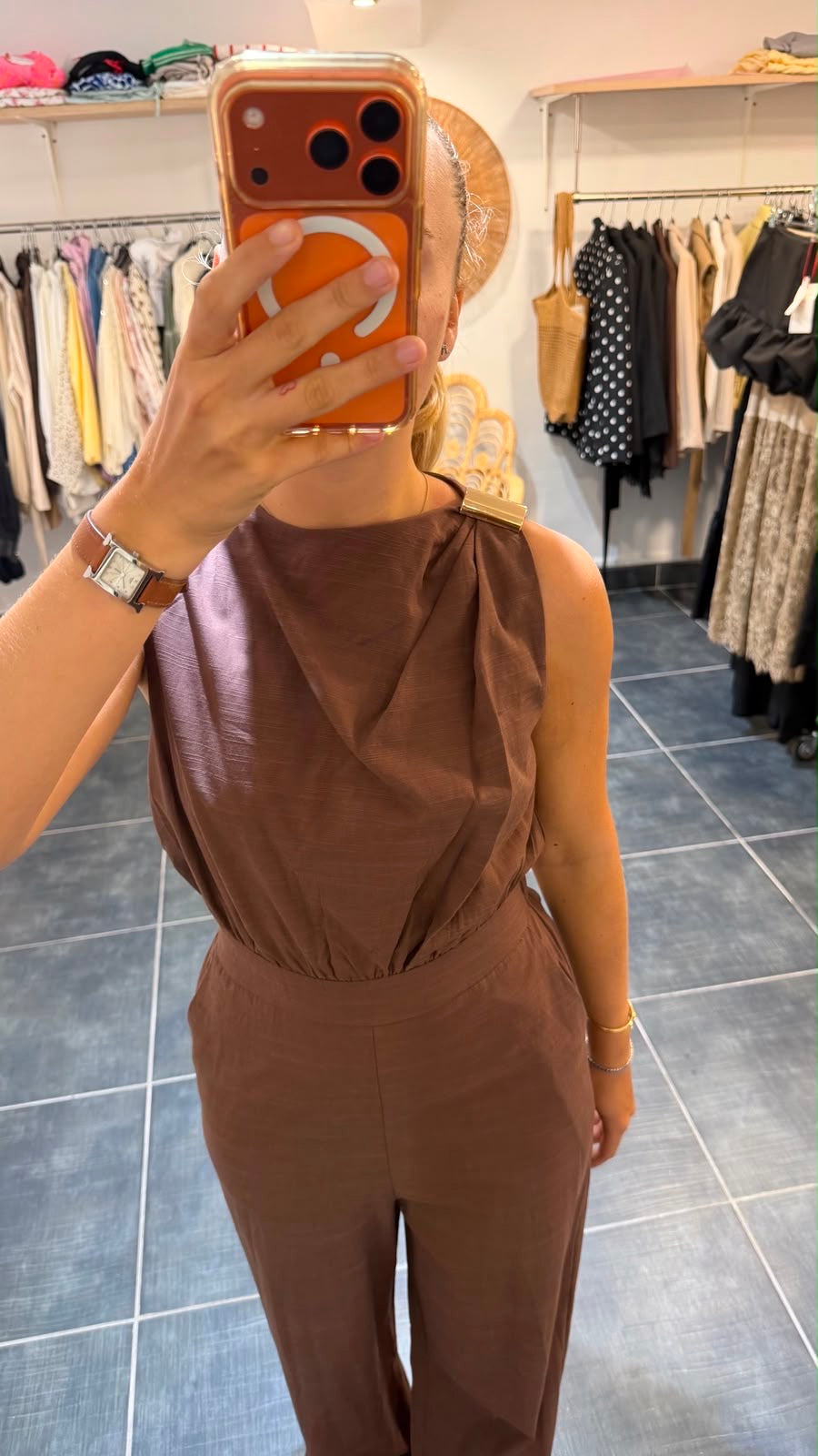 Combi-Pantalon ZAHO chocolat