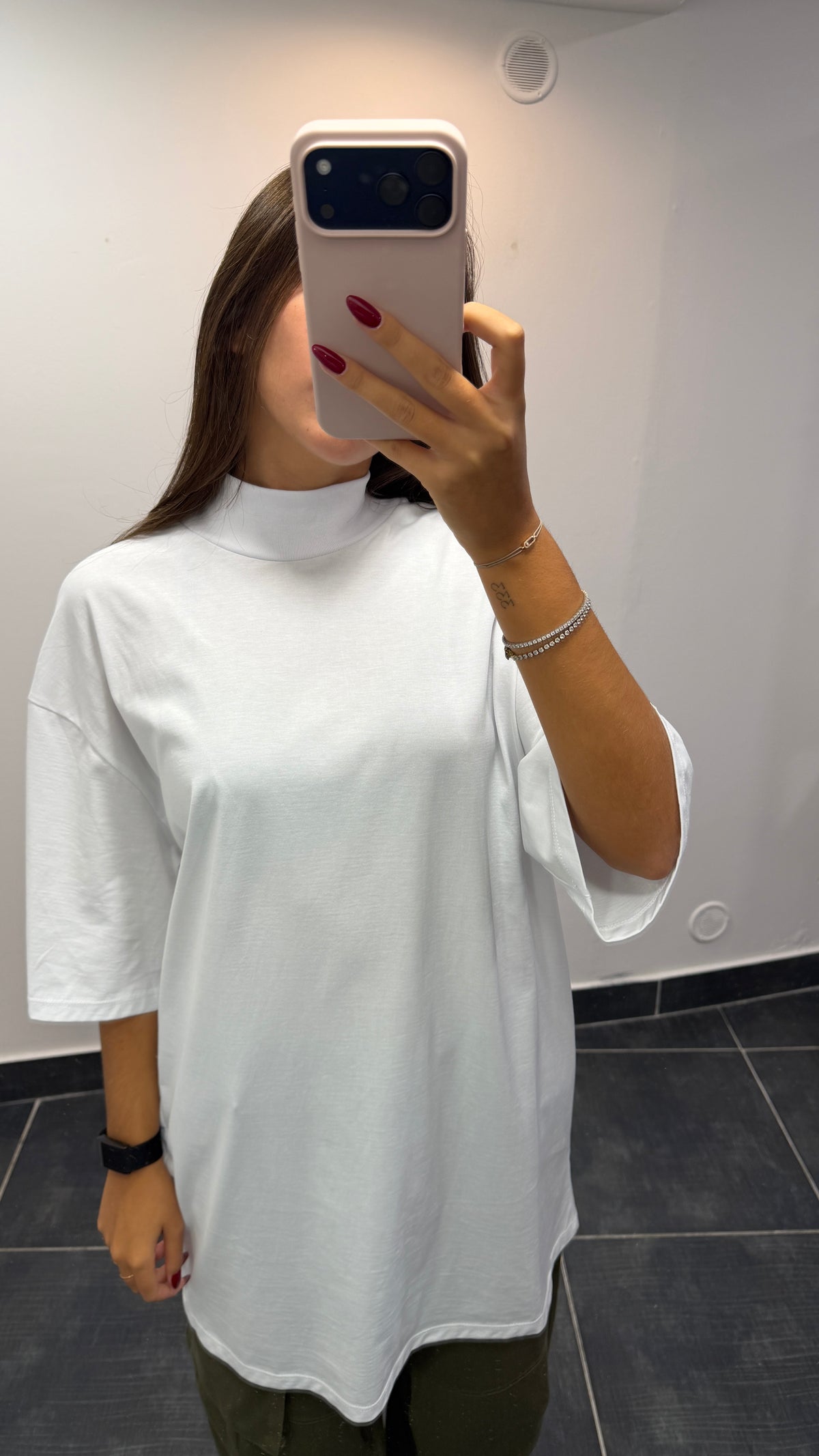 Robe Tee-Shirt COLINE Blanc
