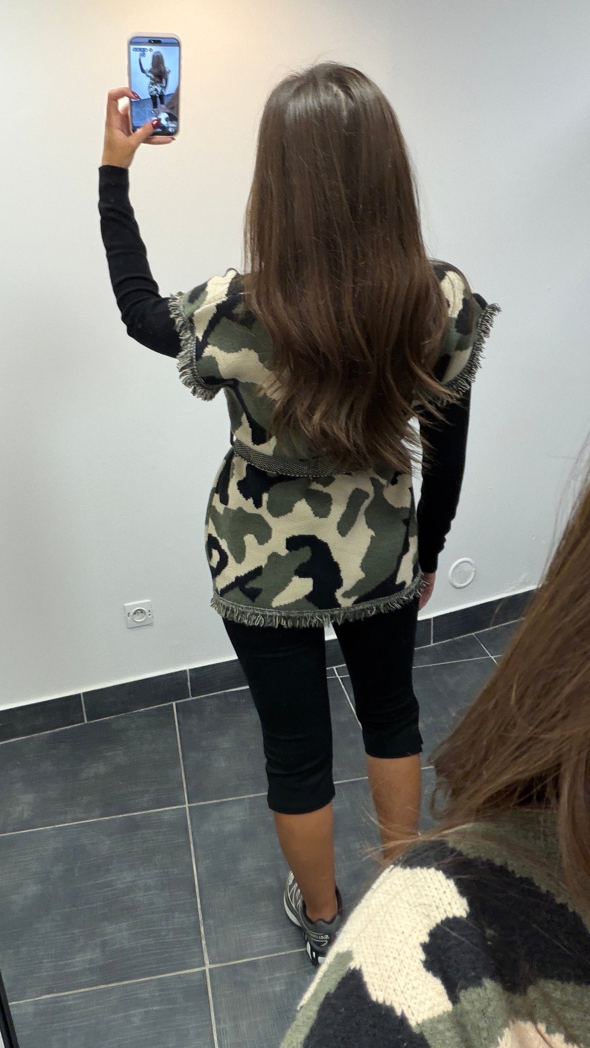 Gilet sans manches ceinturé MILO Camouflage KAKI