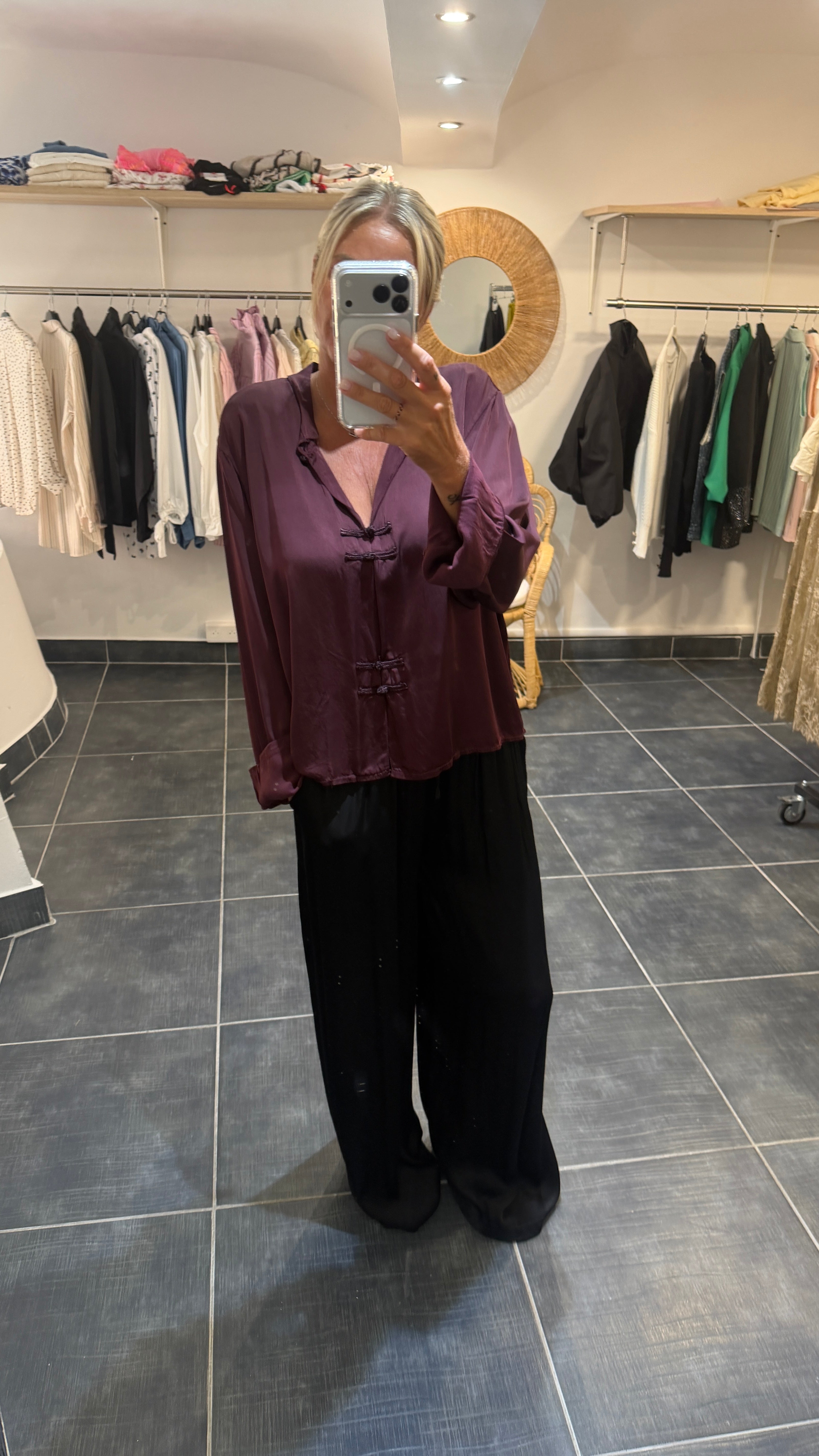 Pantalon ample et fluide OLAF Noir