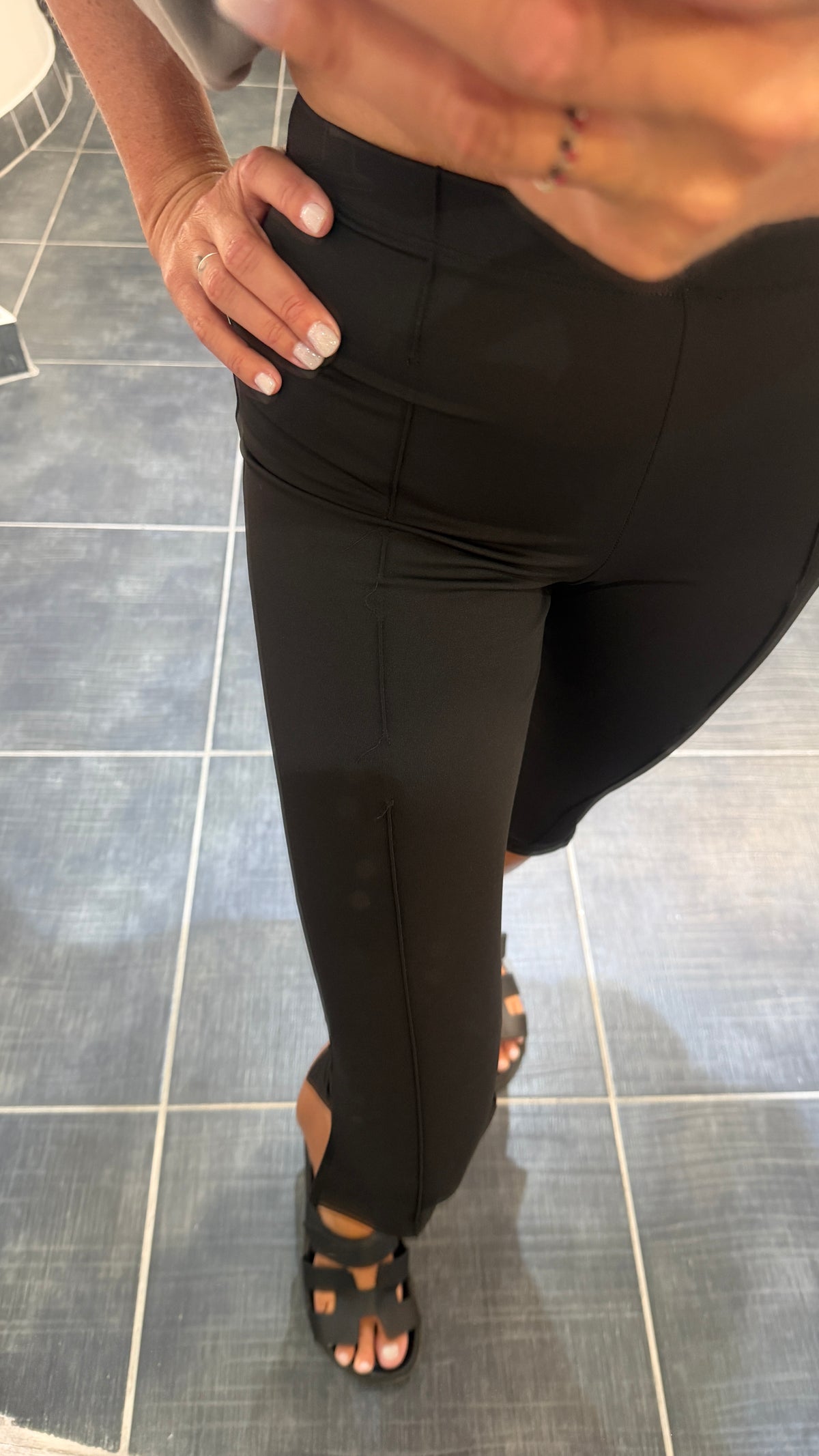 Capri détails « plis » CAPRAÏ Noir