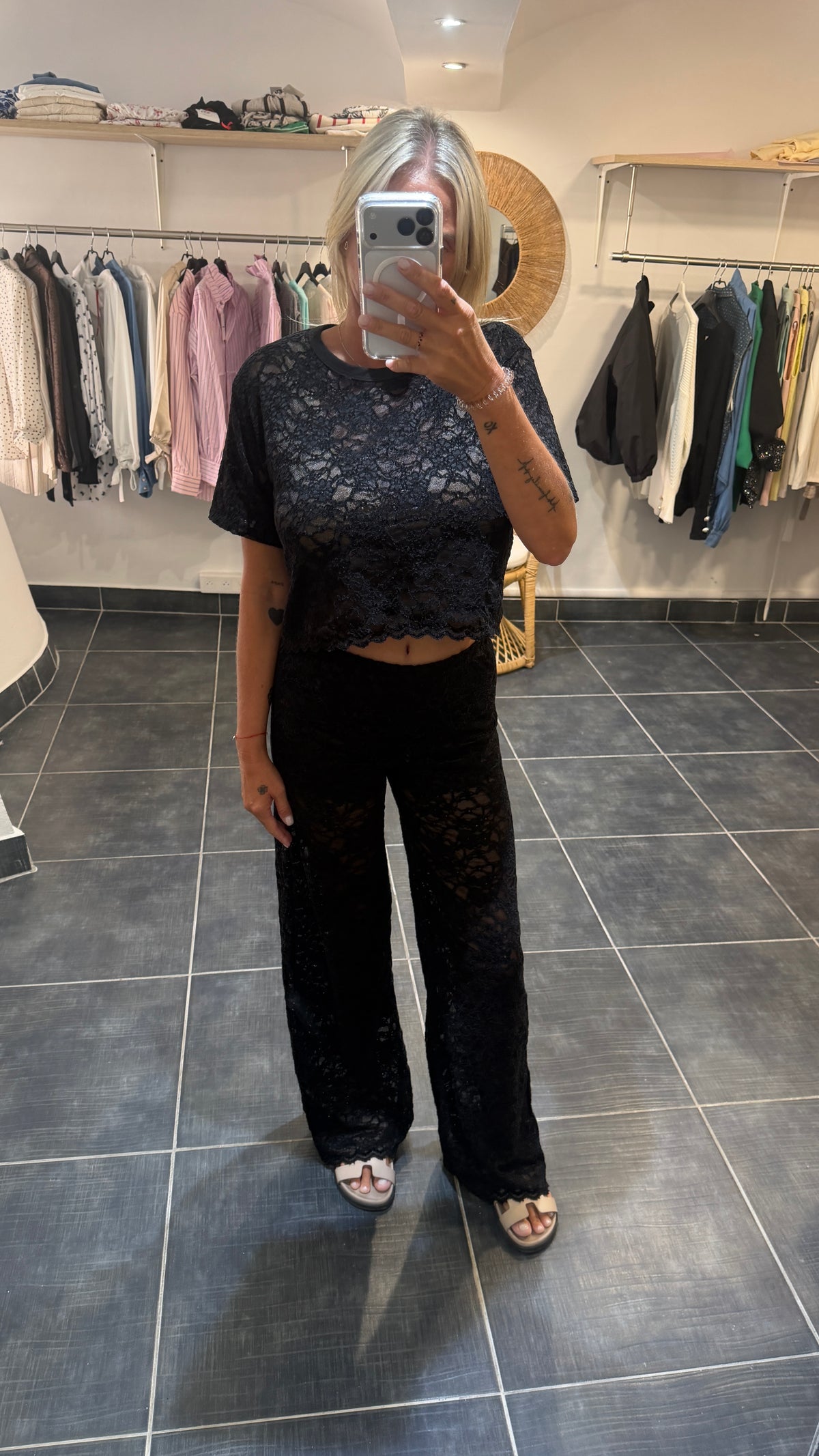Top dentelle douceur JULIETTE Noir