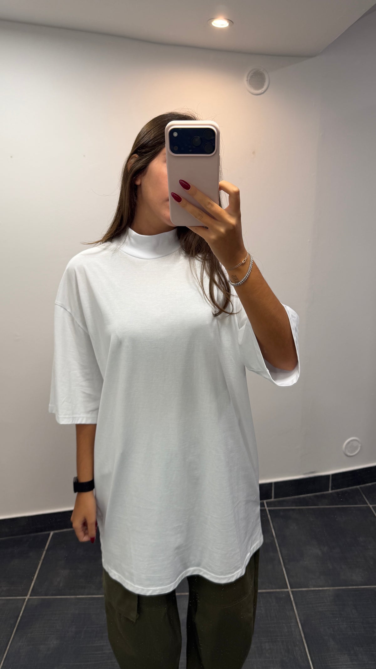Robe Tee-Shirt COLINE Blanc