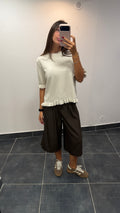 Bermudas Tailleur MOMO Chocolat