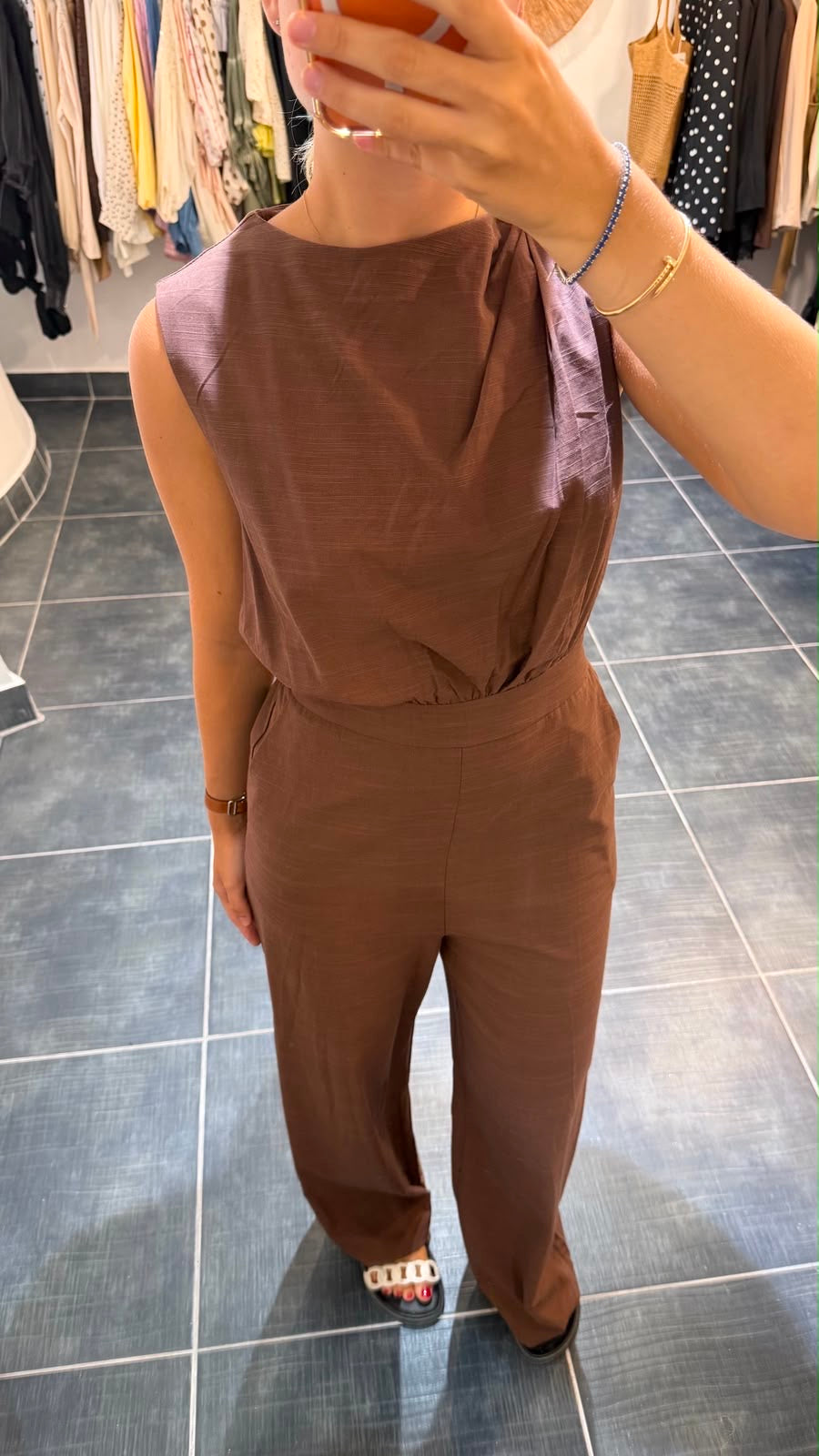 Combi-Pantalon ZAHO chocolat