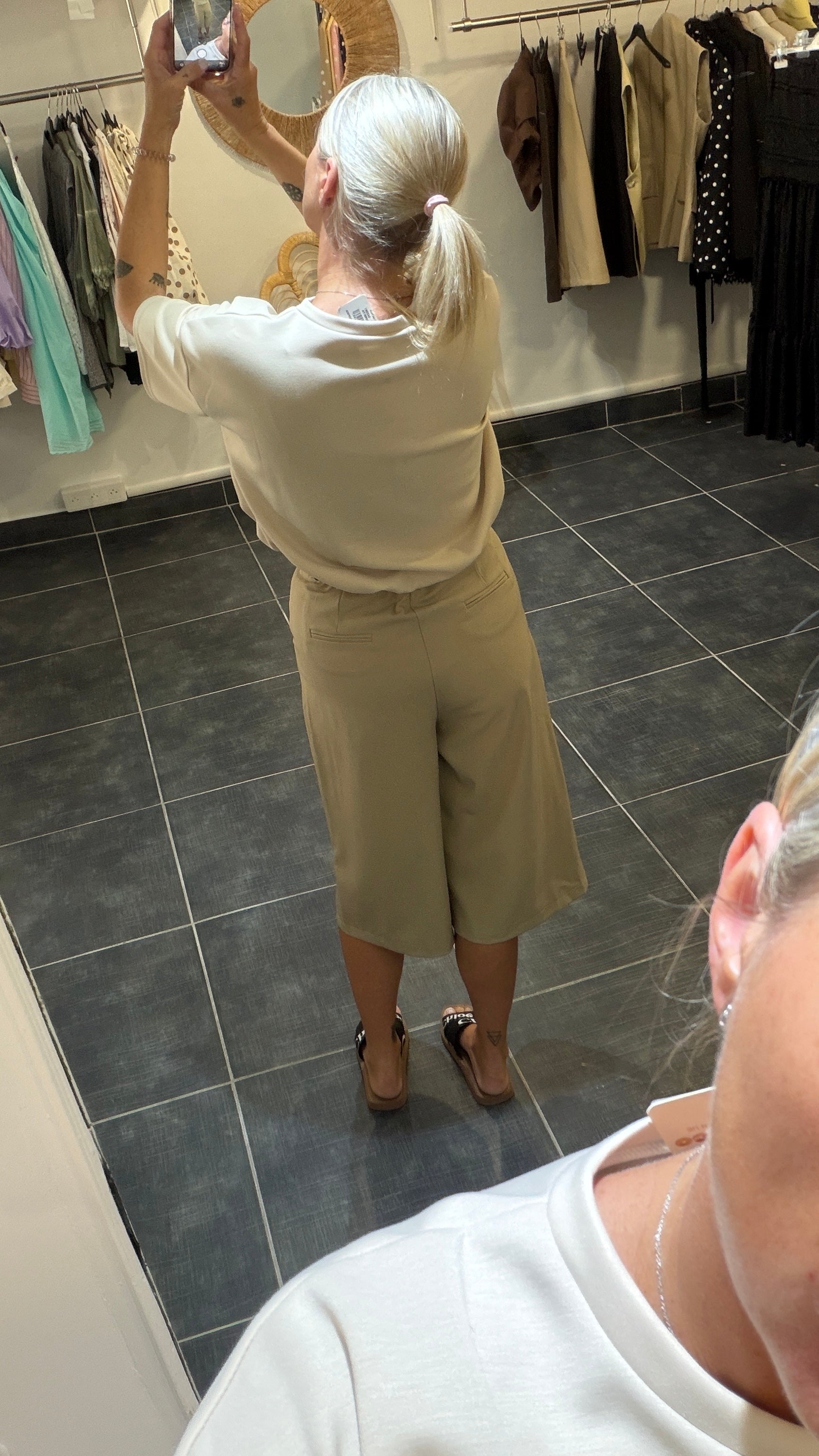 Bermudas Tailleur MOMO Beige