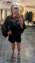 Short satiné FELICIEN Noir