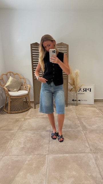 Bermudas en jean JIMMY Bleu