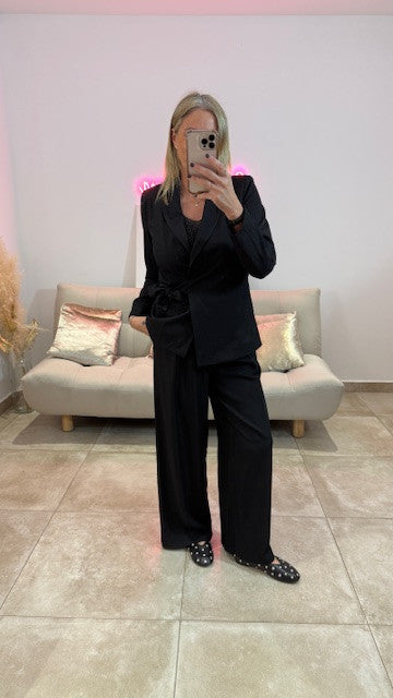 Blazer Cache cœur NICO Noir