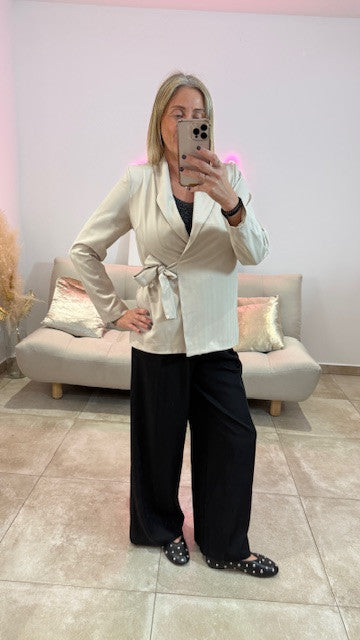 Blazer Cache cœur NICO Beige