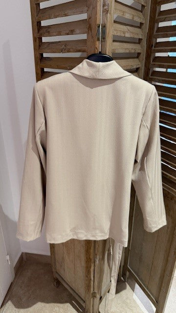 Blazer Cache cœur NICO Beige