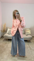 Blazer Croisé à Pois ANAÏS Rose