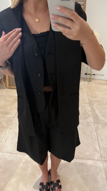 Blazer Manches courtes SYDNEY Noir