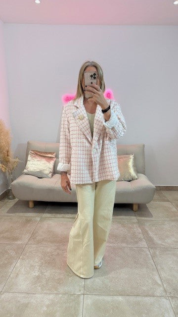 Blazer "Tweed" MORGAN Rose