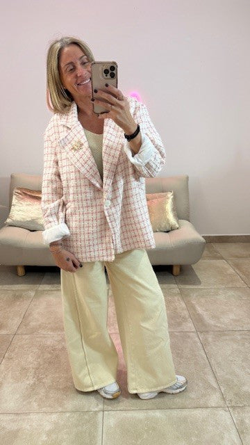 Blazer "Tweed" MORGAN Rose