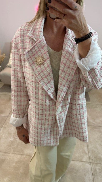Blazer "Tweed" MORGAN Rose