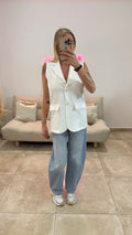 Blazer Sans manches LILO Blanc