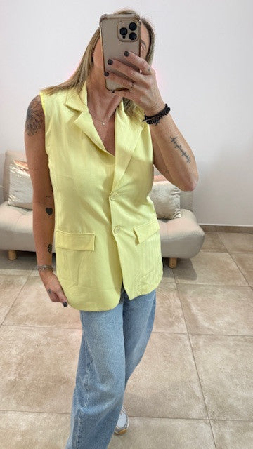 Blazer Sans manches LILO Jaune