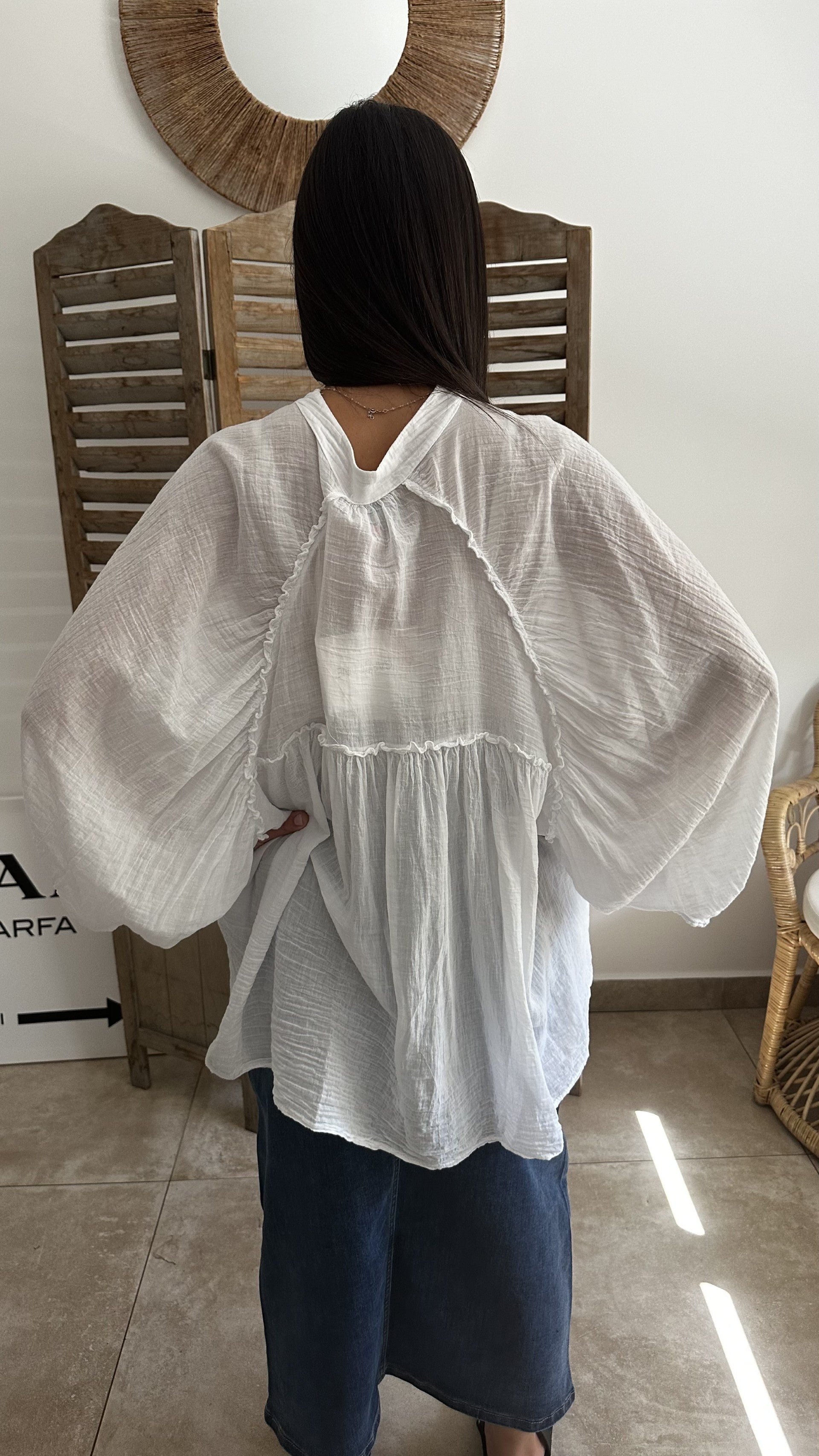 Blouse LAORA Blanc
