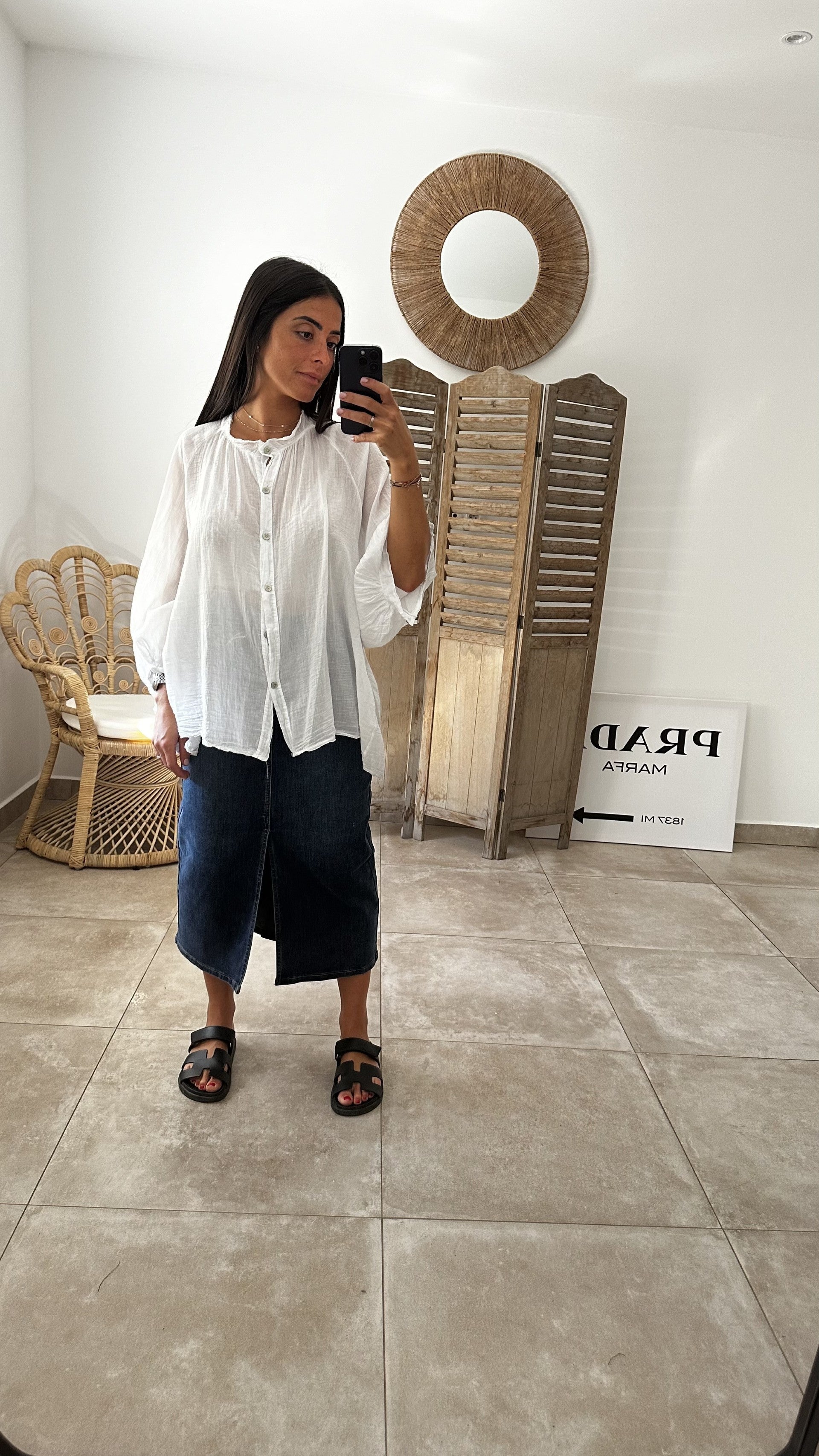 Blouse LAORA Blanc