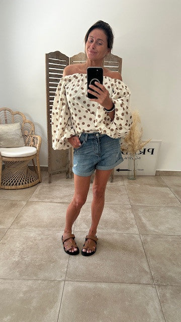 Blouse PAULINE Camel