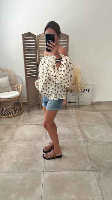 Blouse PAULINE Camel