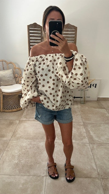 Blouse PAULINE Camel