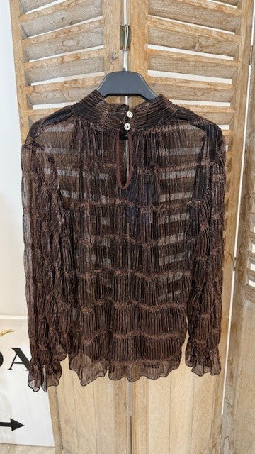 Blouse WENDY Chocolat