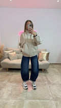 Blouson Similicuir MARIO Beige