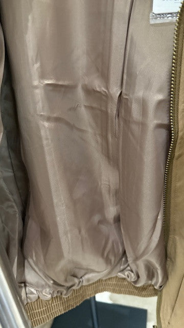Blouson en suédine SUEDE Camel
