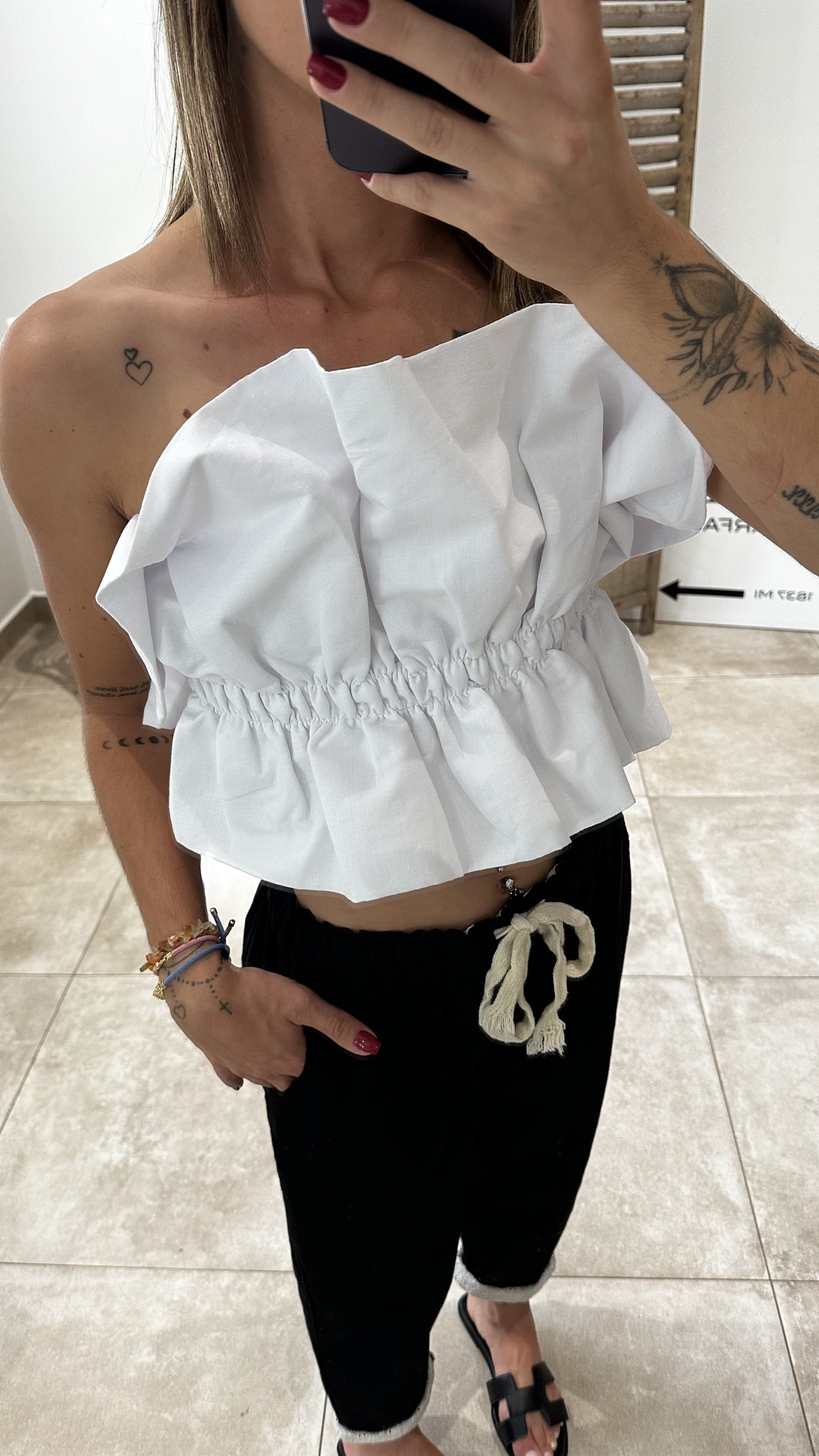 Bustier BUTTERFLY Blanc