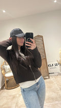 Casquette LALA Léopard Noir