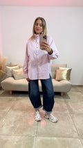 Chemise Col Victorien LOUISE Rose