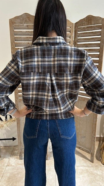 Chemise KAROLE Marron