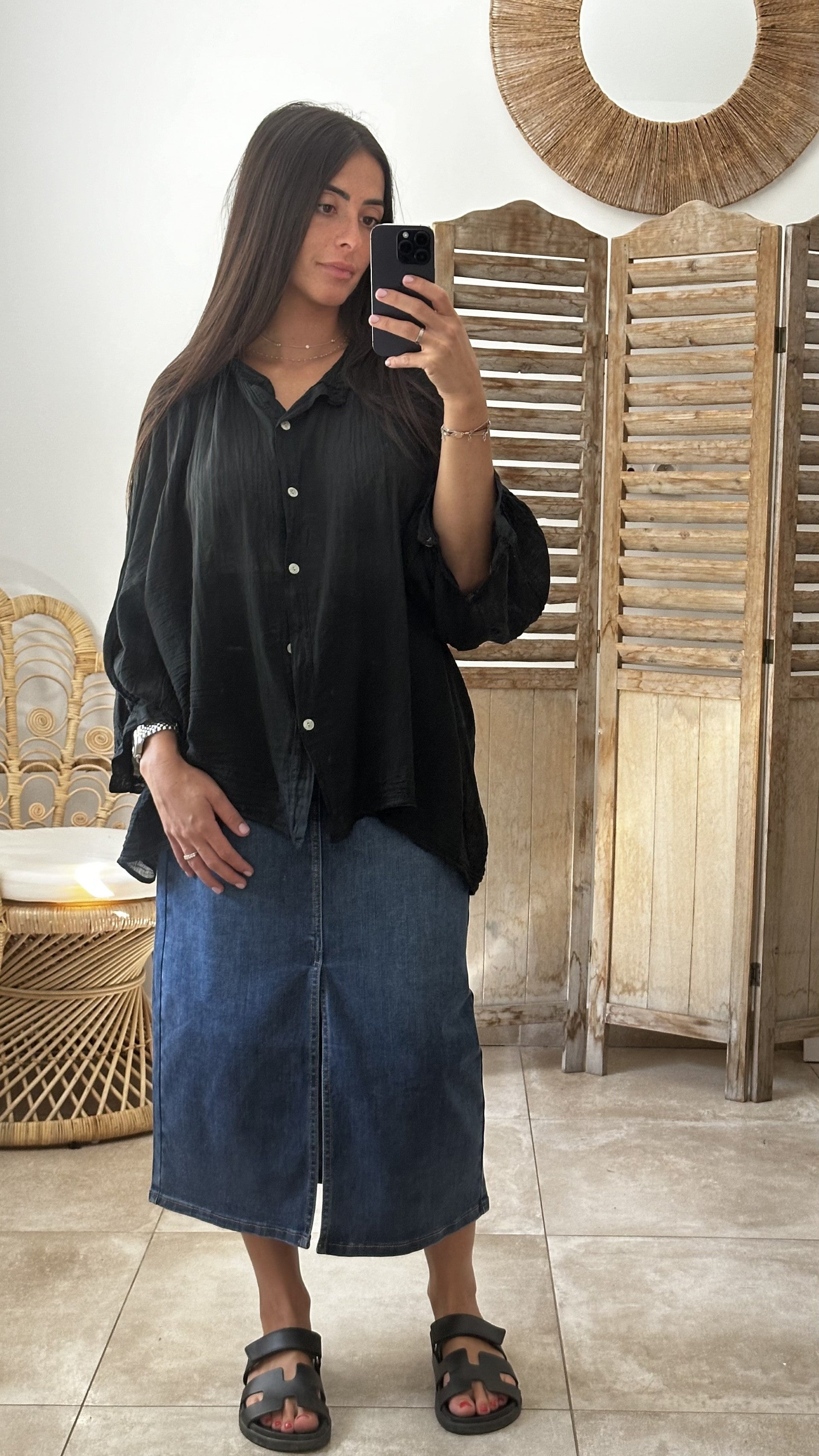 Blouse LAORA Noir