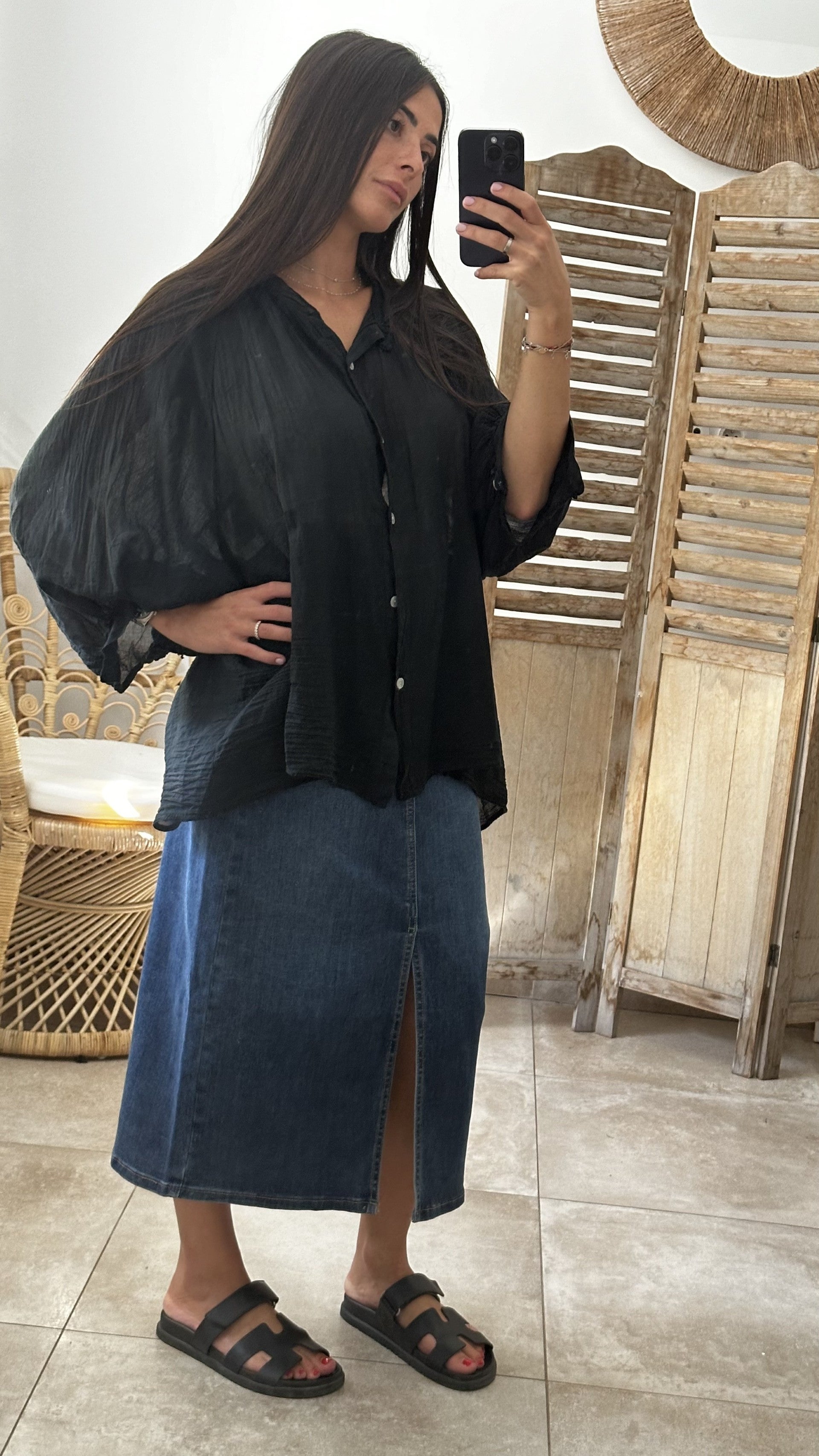 Blouse LAORA Noir