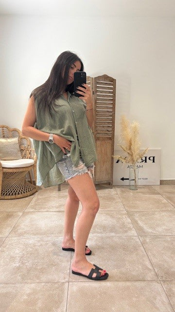 Chemise LENA Kaki
