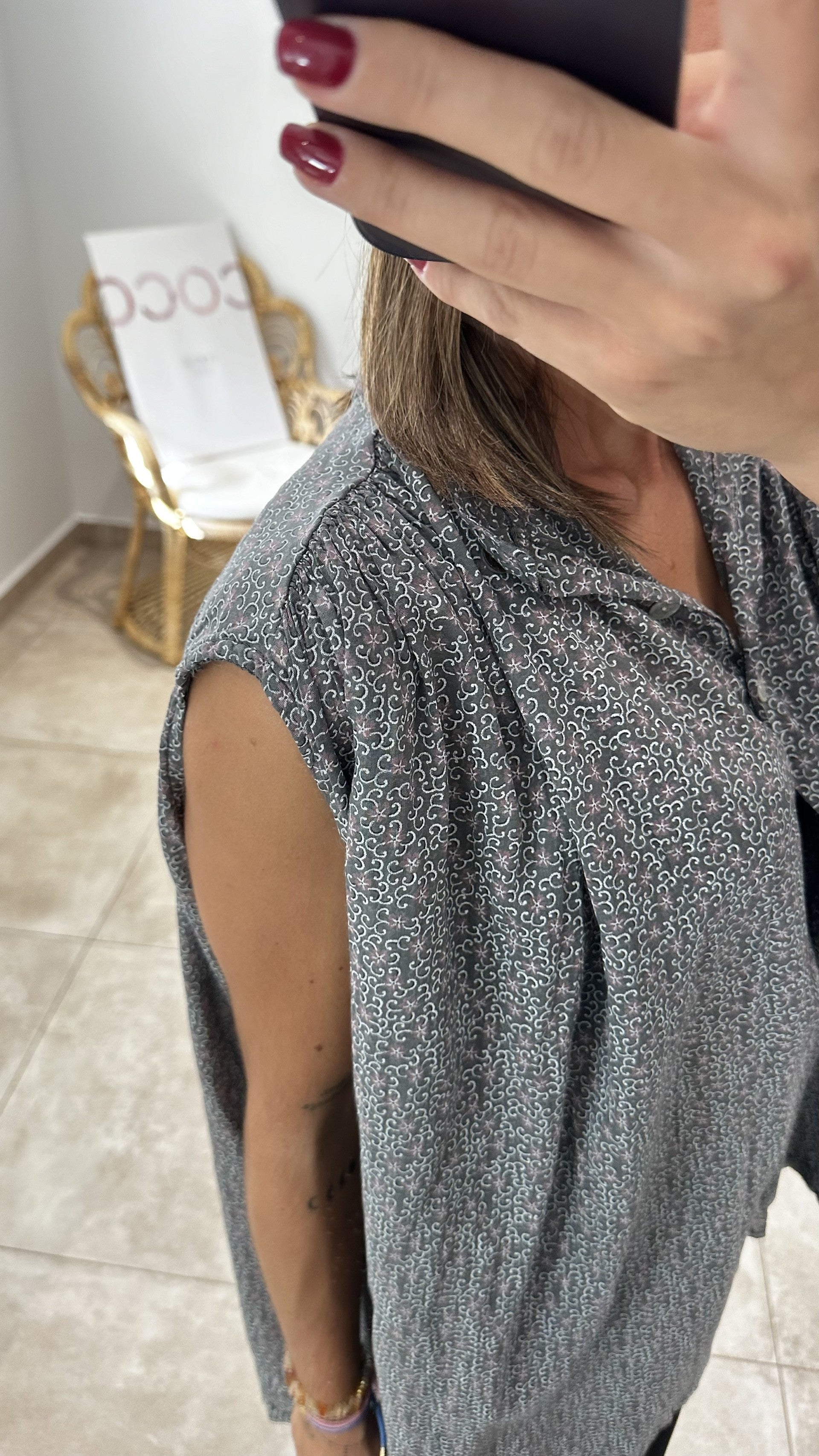 Chemise MATHILDA Gris